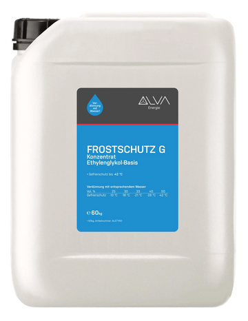 Frostschutz G, Konzentrat Ethylenglykol-Basis, 60 kg