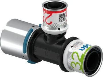 Reduziertes Press-T-Stück PPSU 40-25-32 Uponor