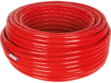 Uponor Uni Pipe PLUS weiß vorgedämmt S4 WLS 040 16x2,0 red 100m