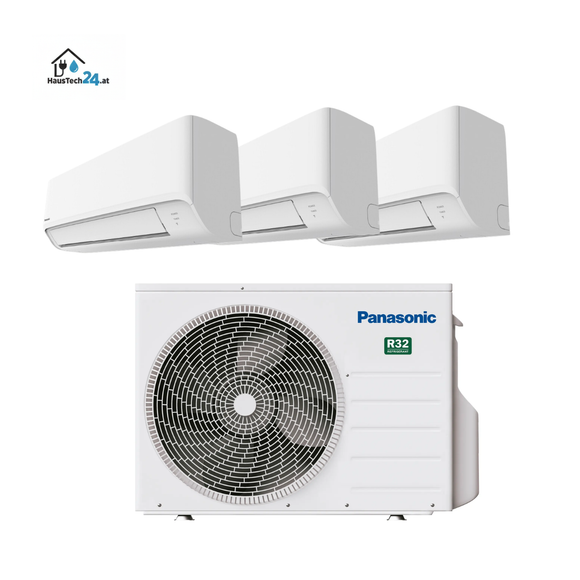 Panasonic Multi-Split Set 5,2 kW | 3 Innengeräte (3x 2,0 kW) | CU-3Z52TBE