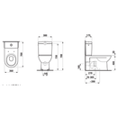 LAUFEN – Pro Stand-WC-Kombination Tiefspüler mit LCC-Beschichtung, Weiß-3