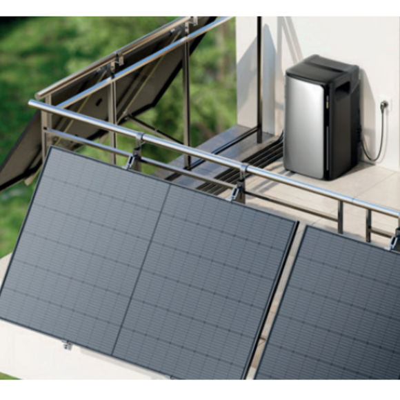 Ecoflow STREAM Ultra All-in-One Mini PV-Set – 2 x 500Watt Modul & 1,9 kWh Speicher