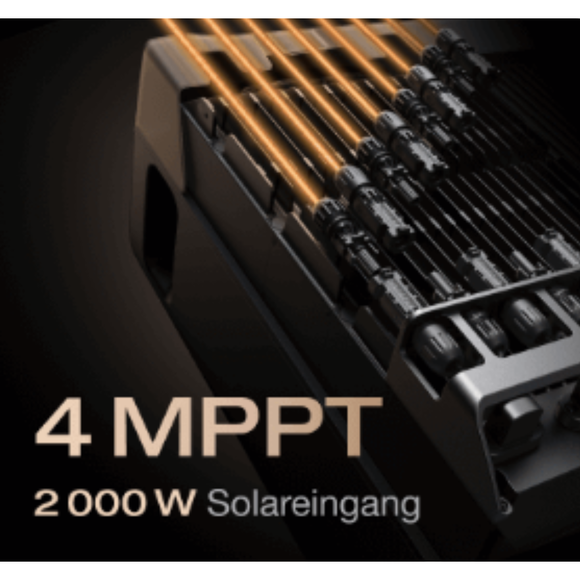 EcoFlow STREAM Ultra X Balkonkraftwerk 800W mit 3,84 kWh Speicher | mind. 4 × 450 Watt Module
