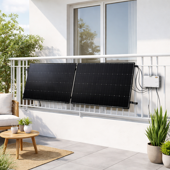 EcoFlow Balkonkraftwerk 800W Set | 2 Solarmodule | Plug & Play | ohne Halterung