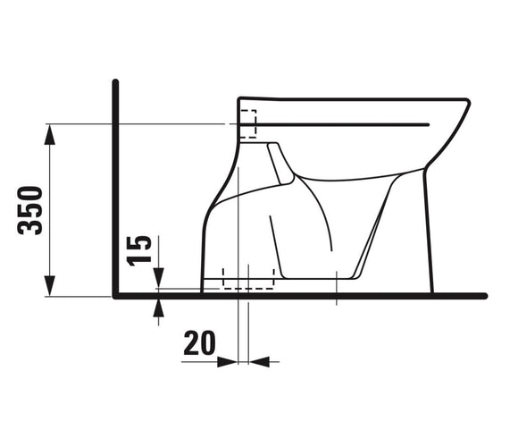 Laufen Pro Stand-WC Tiefspüler weiß