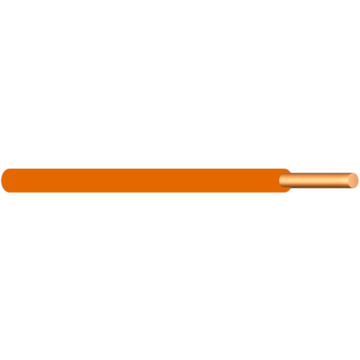 Eindrähtige PVC-Aderleitung H07V-U 1,5 mm² orange 100 m Bund