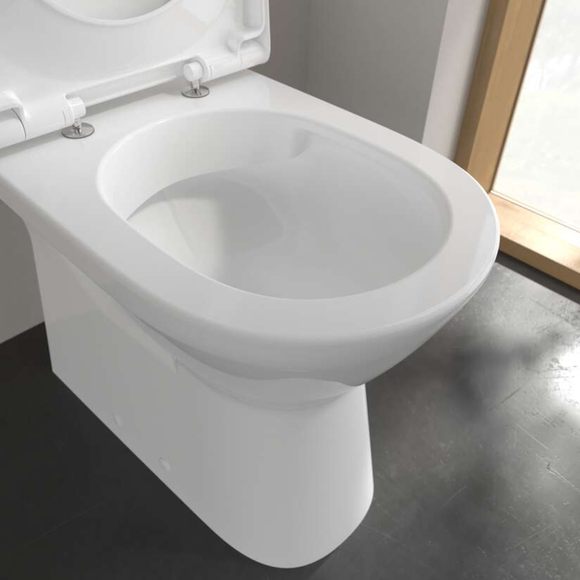 VILLEROY & BOCH – O.novo Tiefspül-WC Kombispülrandlos 360 × 700 mm, DirectFlush, bodenstehend, Weiß