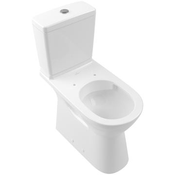 VILLEROY & BOCH – O.novo Tiefspül-WC Kombispülrandlos 360 × 700 mm, DirectFlush, bodenstehend, Weiß