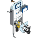 Huter 1013G WC Montageelement für Wand-WC für Massivbau mit Geruchsabsaugung-1