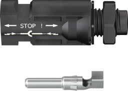MC4-Aufbaudosenstecker PV-ADSP4-S2-UR/6 für 4–6 mm² STÄUBLI