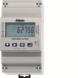 ELTAKO DSZ16DE-3x100A Drehstromzähler bis 3 x 100 A mit Modbus-RTU und S0