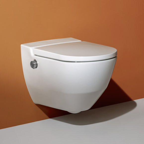 LAUFEN – Navia Dusch-WC Cleanet Tiefspüler, rimless, weiß – 1 Stück
