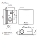 Limodor Gehäuse LF/M Abluftstutzen oben-2