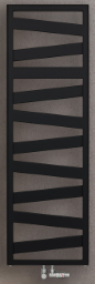 ZEHNDER – Passion Koll.1 Designheizkörper mit Mittenanschluss, 193 × 60 cm, Schwarz matt – 1 Stück