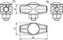 ES-Trennklemme ESTK 8.10 ZG für Rd 8/10 mm DEHN-3