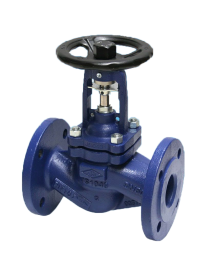 Faltenbalg-Absperrventil PN40 DN 15 PN40 Geh.: 1.0619+N, max.450C, mit HR