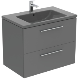 Ora Unterschrank inkl. Keramik-WT 61x63x51cm, Quarzgrau Matt