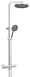 Spa Duschsystem 123,7 cm mit Thermostat und Chrom – 1 Stück