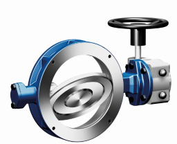 ARI – ZEDOX Doppelexzentrische Zwischenschnittklappe PTFE PN16/25, Disc aus 1.4408, Gehäuse aus 1.0619 DN 100