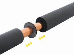 Ecplus – Verbindungsring 13 × 15 mm für Kautschukschlauch – 1 Stück