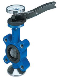 ARI-GESA Absp.Klappe GGG Scheibe 1.4581 Mansch.EPDM PN16 DN125 m.Rasterh.Anfl.