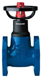 EURO-WEDI Absperrventil DN 65 PN 6 GG25 bis 130oC Baulaenge F4 m.Anzeigevorr.