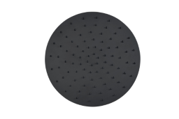 Regenwerk Passion Kopfbrause schwarz, Rund, 250 mm