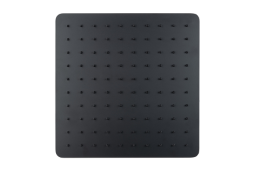 REGENWERK – Kopfbrause Passion schwarz, Softedge, 300 × 300 mm – 1 Stück