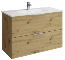 Era Unterschrank für WT 3 2 Auszüge, 98x64x45cm, Weiß Matt