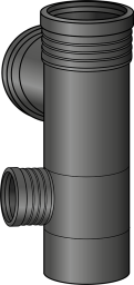 ASI492L PHONEX ST Duschddoppel-Abzweiger 87 Grad 110/50