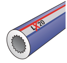 LX20 LEXEL Isolierschlauch 6/4"-48/50