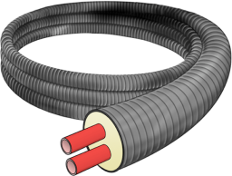 PEX03-1 KELIT DUO PEX Rohr 25+25x2,3/91 Dämmserie 1