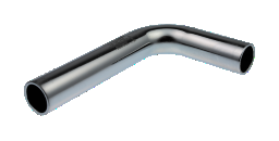 CP422 C-Stahl Pr.Passbogen 90 Grad a/a 22