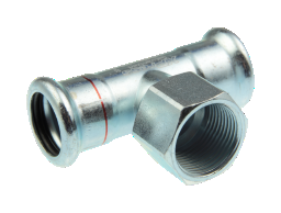 CP447 C-Stahl Pr.T-St.m.Abg.IG 22x1/2"