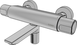 KET165 Wand-WT-Armatur AP 260mm Batteriebetrieben