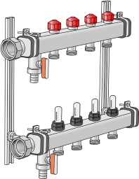 KU590W Industriefl. Vert. 6/4" 6 L:620 Einsatzbereich:80 Grad C-6bar