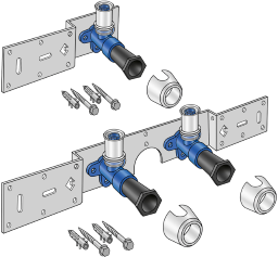 KWW485SB WINDOX-W m.Sibg.20x1/2" 8-10 Armaturen - Anschluss - Set