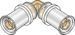 KMW420 ULTRAX-W Bogen 90 Grad 20