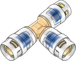 KMP440X PROTEC CLIX T-Stück 20/20/20