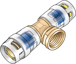 KMP447X PROTEC CLIX T-Stück m.IG 32x3/4"