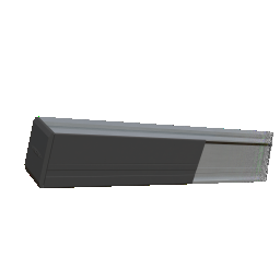 Alumero easyPITCH Abdeckleiste TP45 300 mm schwarz