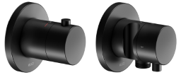 Keuco Passion Koll.1 THST-Arm. FS rund Umstellventil, 2 Verbraucher, schwarz m.