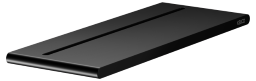 KEUCO – Passion Kollektion 2 Duschablage Aluminium 274 × 100 mm, schwarz matt