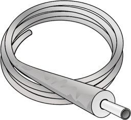 KM138 Lambda Plus-Rohr 20 20x2,25 50m Weichschaumisolierung 16mm