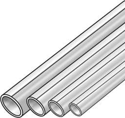 NF130 Edelst.Rohr 1.4301 28x1,2 (6m)