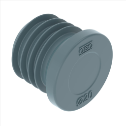 Verschlussstopfen für M20, luftdicht d20 Thermoplastisches Elastomer grau