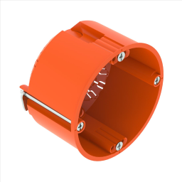 HW Gerätedose d68mm, H47mm Polypropylen orange