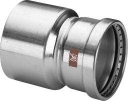 Viega Reduzierstück mit SC Temponox XL 1715.1XL in 76,1x35mm Stahl nichtrostend