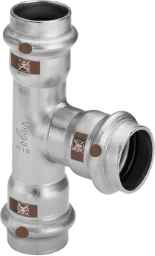 Viega T-Stück mit SC Temponox 1718 in 28mm Stahl nichtrostend