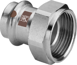 Viega Verschraubung mit SC Temponox 1763 in 28mmxG11/4 Stahl nichtrostend